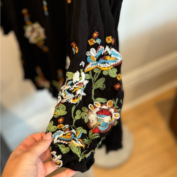 Free People Black Boho Dress - Picture 2 of 3